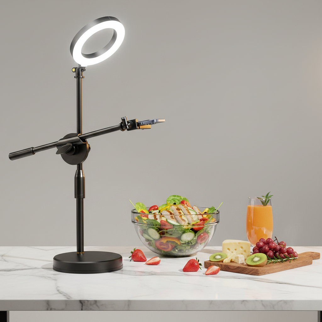 Shoot Overhead Food Videos With Calligraphy Online Classes, Unbox Fill Lights