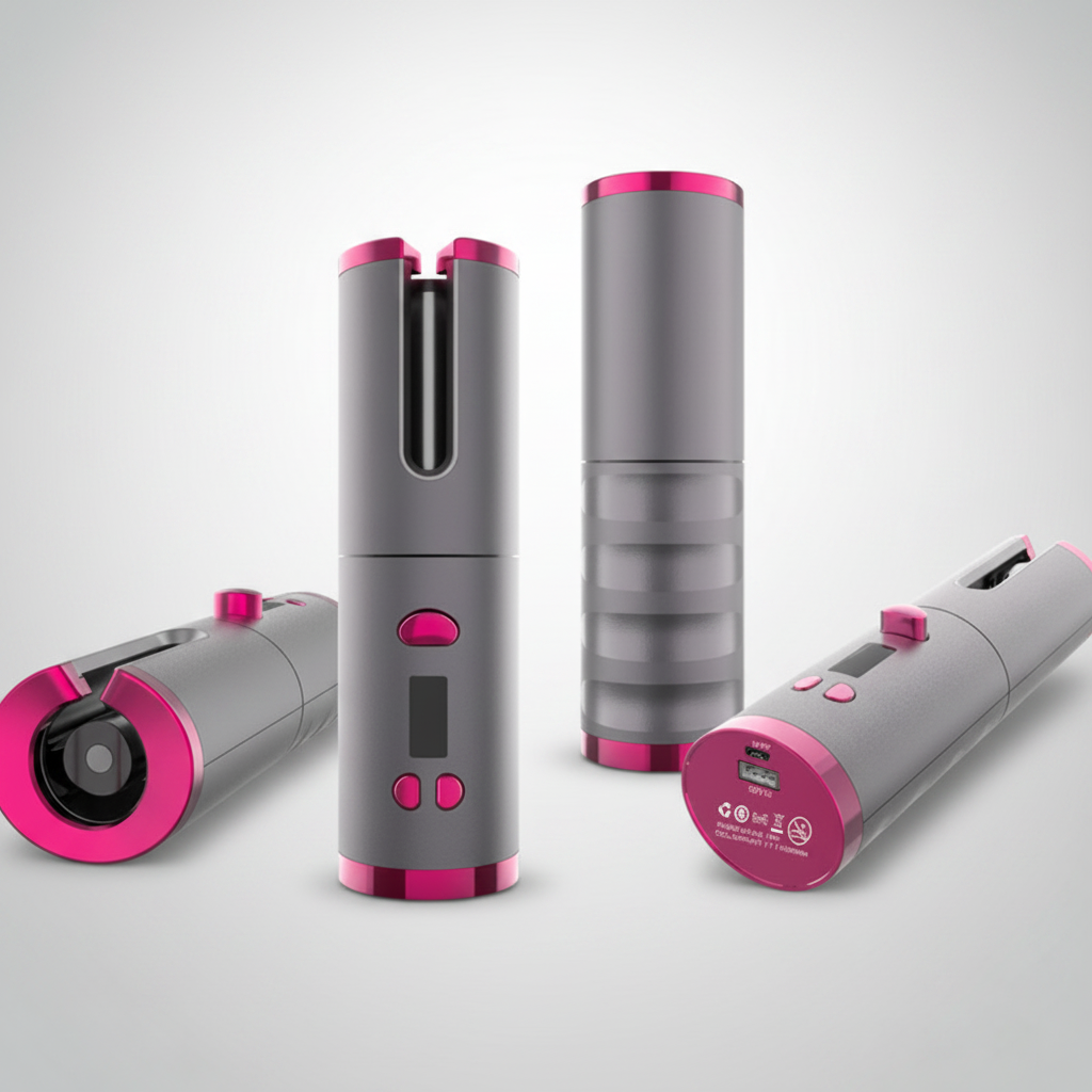 Curling Iron USB Wireless Multifunctional Charging Curler