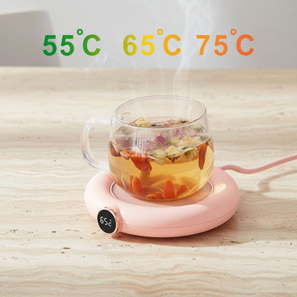 Cup Warmer Pad USB Charge Home Office 3 Temperatures Adjustable Heat Plate LED Display Electric Heater Mug Pad Winter Kitchen Gadgets