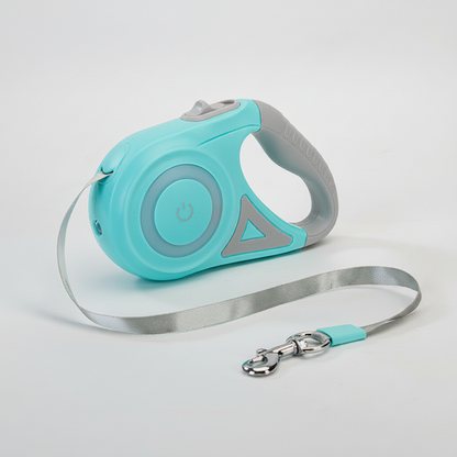 Dog Leash Retractable Leash And Dog Collar Spotlight Automatic Pet Dog Cat Traction Rope For Small Medium Dogs Pet Product