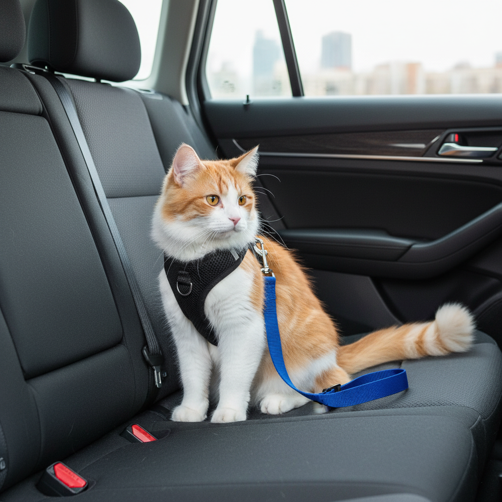 Adjustable Pet Cat Dog Car Seat Belt Pet Seat Vehicle Dog Harness Lead Clip Safety Lever Traction Dog Collars Dogs Accessoires Pets Products