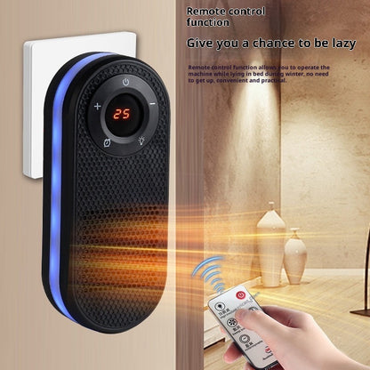 Portable Electric Space Heater, 180° Rotatable with Remote, LED Display, Timer & Overheat Protection
