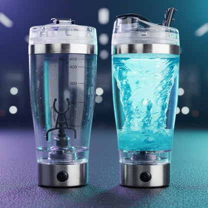 Electric Protein Shake Stirrer USB Shake Bottle Milk Coffee Blender Kettle Sports And Fitness Charging Electric Shaker Cup