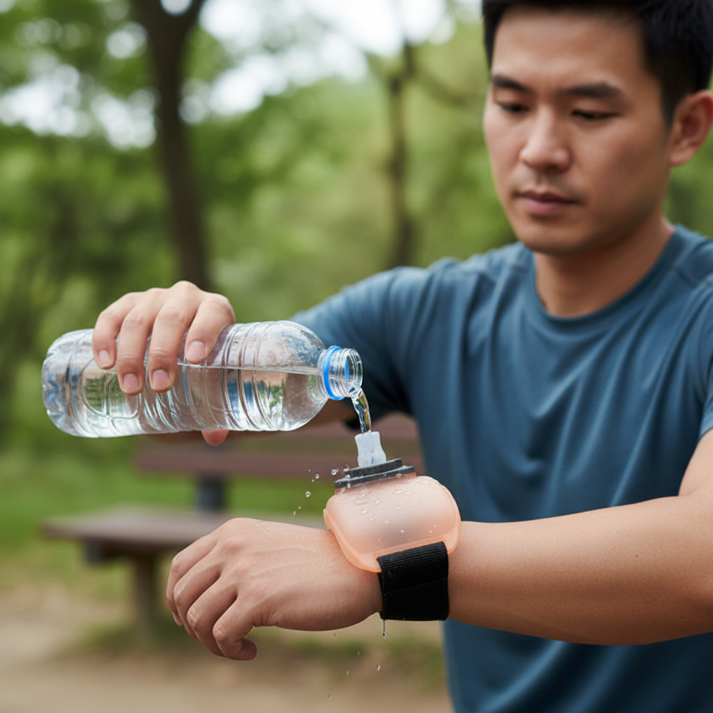 Outdoor Cycling Sports Water Cup Running Wrist Water Bottle Fitness Portable Water Bottle Bicycle Accessories Sport Gym