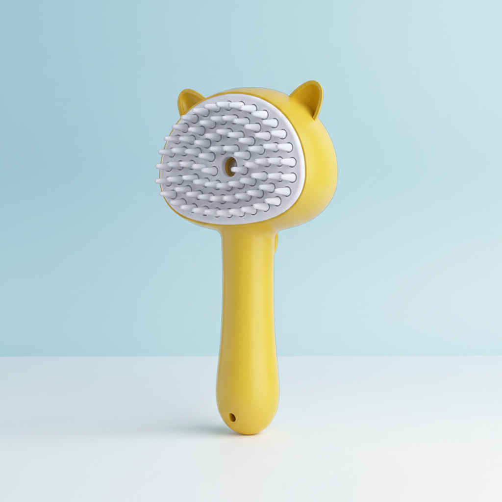 Hair Cleaning Brush With Mist Multifunctional Cat Grooming Brush Rechargeable Self Cleaning Slicker Brush For Pets Dogs & Catsb Pet Products