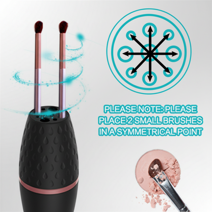 Makeup brush cleaner electric