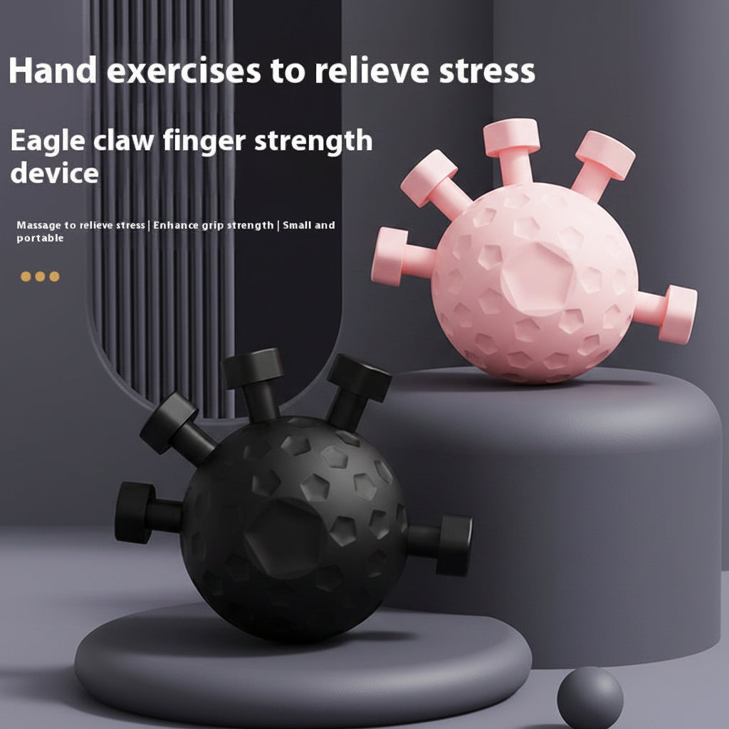 Gym Finger Hand Strengthener Grip Adjustable Resistance Hand Balls Gripper Exerciser For Forearm Strength Climbing Training
