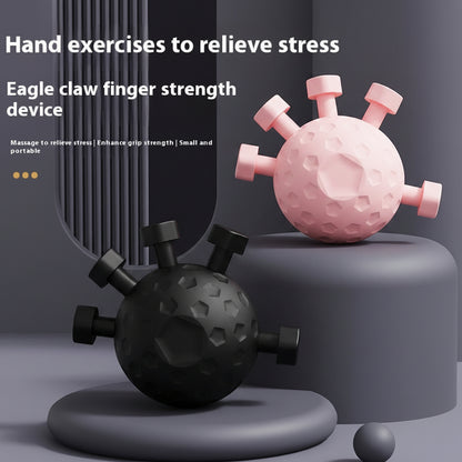 Gym Finger Hand Strengthener Grip Adjustable Resistance Hand Balls Gripper Exerciser For Forearm Strength Climbing Training