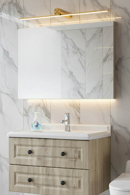 Mirror Headlight Bathroom Mirror Cabinet Special Led