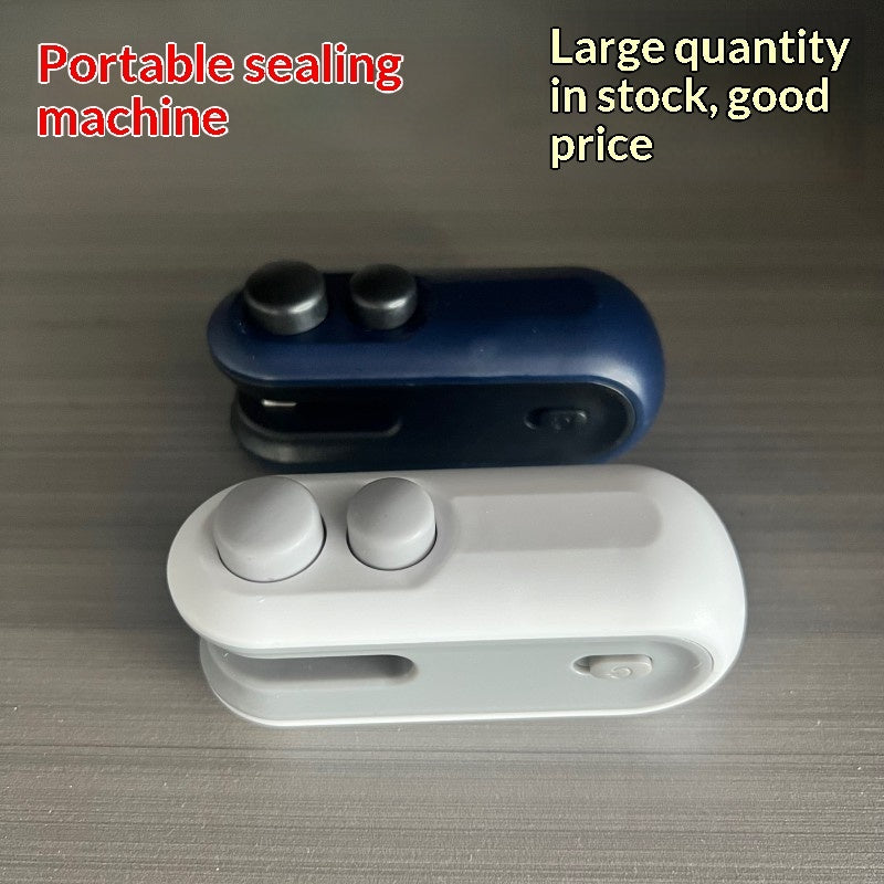 Portable Mini 2-in-1 Heat Sealer – USB Snack Bag Sealer for Fresh Food Storage
