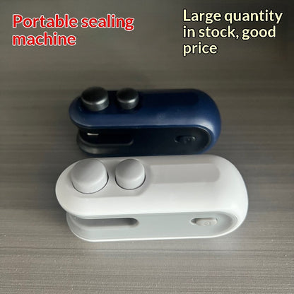 Portable Mini 2-in-1 Heat Sealer – USB Snack Bag Sealer for Fresh Food Storage
