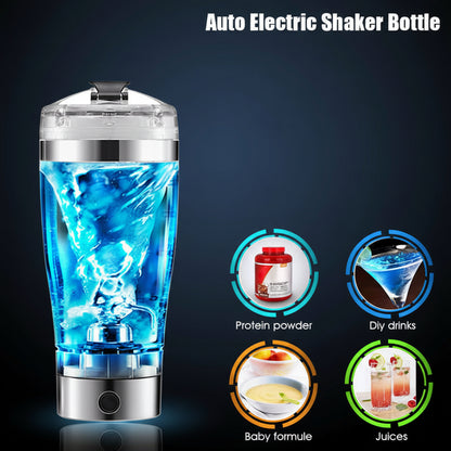 Electric Protein Shake Stirrer USB Shake Bottle Milk Coffee Blender Kettle Sports And Fitness Charging Electric Shaker Cup