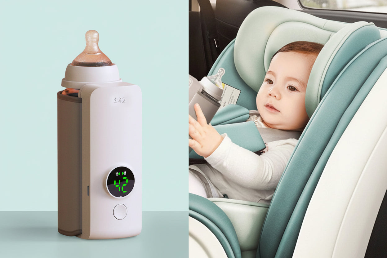 Portable Rechargeable Baby Bottle Warmer, USB Charging, Constant Temperature Milk Warmer Insulation Sleeve