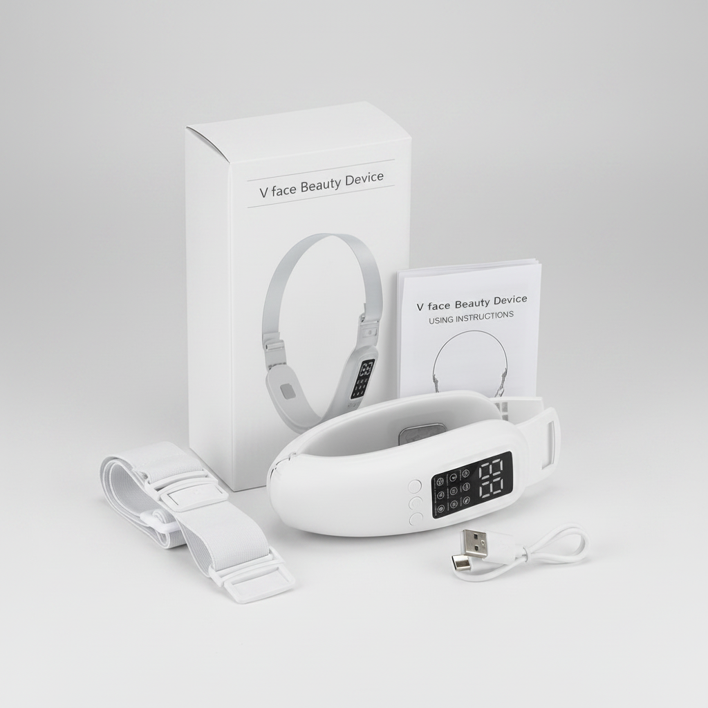 V15 Gear Heating Model Facial Lifting And Tightening Double Chin Micro Current Face Slimming Device