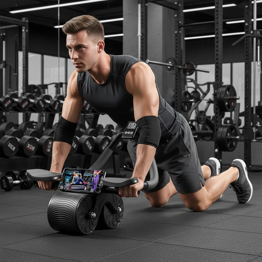 Automatic Rebound Abdominal Muscle Wheel