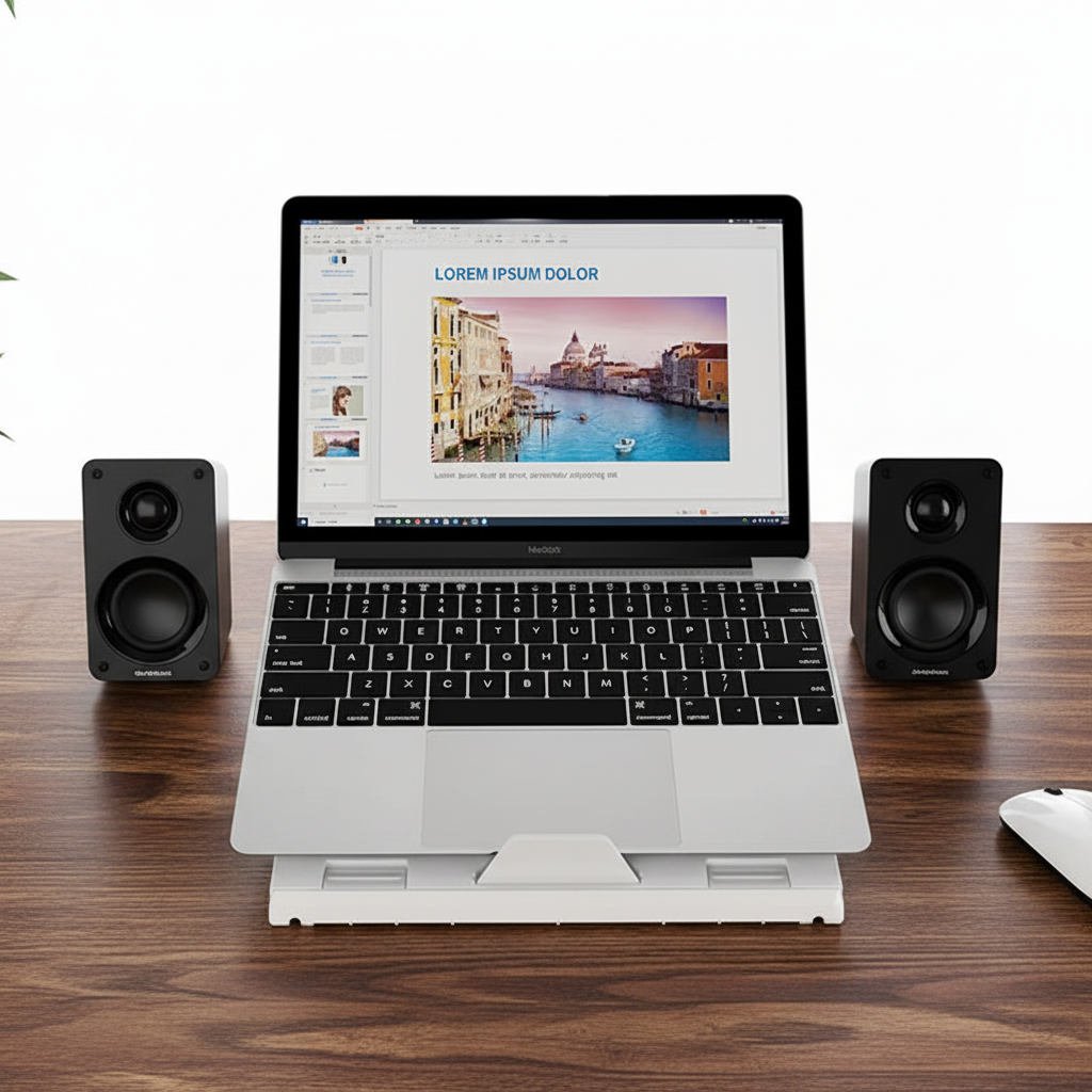 New Laptop Stand Multifunctional Folding Lift Portable Laptop Stand Monitor Increase Rack Aluminum Alloy Base