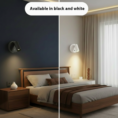 Bedside Punch-free Wiring Free Rechargeable Wall Lamp