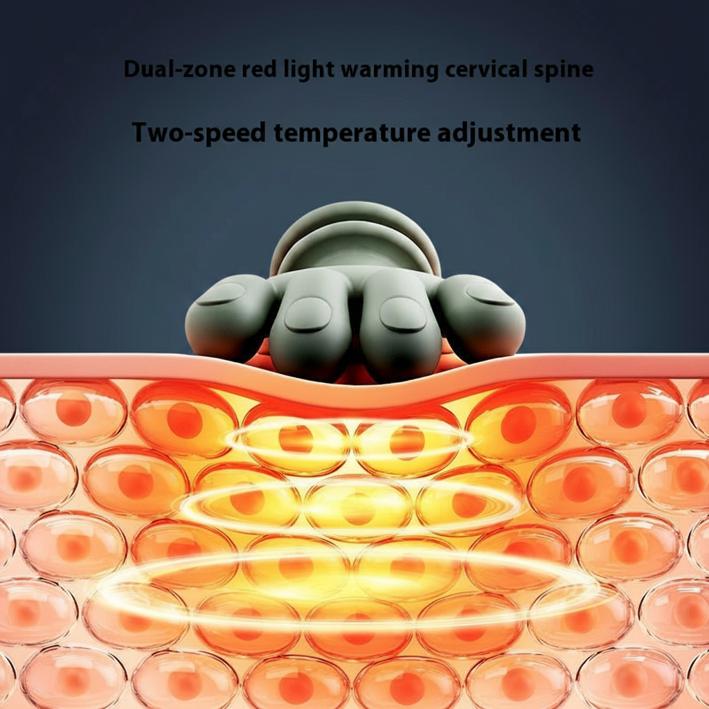 Electric Neck And Shoulder Muscle Massager Wireless Shoulder And Back Kneading Massage Shawl Neck Masajeador Relax Pain Relief