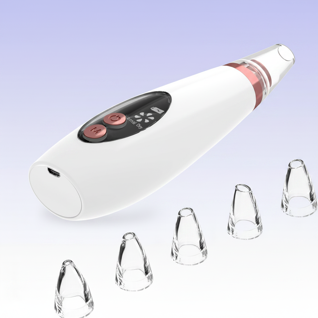 Blackhead Pore Vacuum Cleaner Nose Cleanser Blackheads Remover Blackhead Acne Removal Button Face Suction Beauty Skin Care Tool