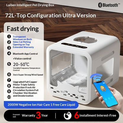 Smart Quiet Fully Automatic Cat Bathing Device For Home Use