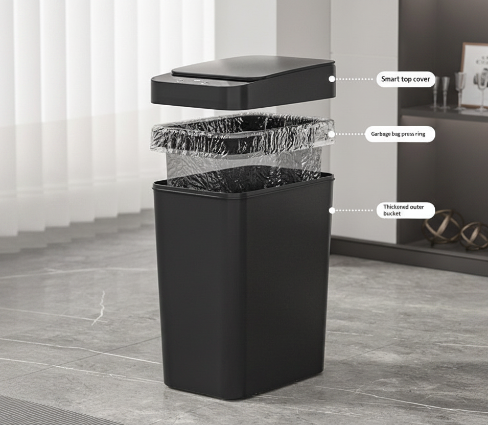 2026 New Smart Trash Can For The Living RoomSleek And Minimalist Design