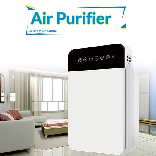 Home Air Purifier With Filter Activated Carbon And Negative Ions To Remove Smoke And Formaldehyde For Purification