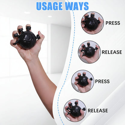 Gym Finger Hand Strengthener Grip Adjustable Resistance Hand Balls Gripper Exerciser For Forearm Strength Climbing Training