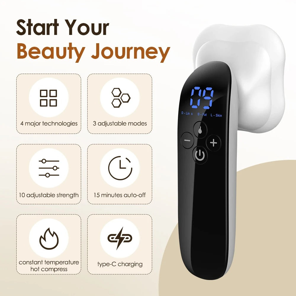 EMS Ultrasonic Body Massager, Electric Fat Burning & Body Shaping Massage Device