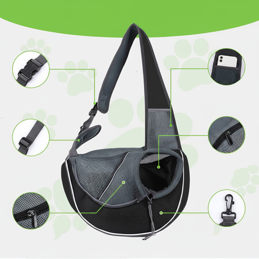 Carrying Pets Bag Women Outdoor Portable Crossbody Bag For Dogs Cats Pet Products