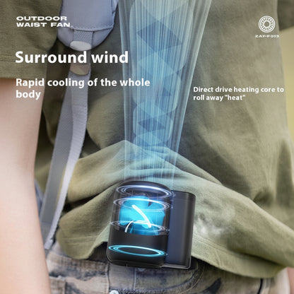 Portable Large Wind Usb Charging Outdoor Sports Construction Site Summer Cooling Portable Small Air Fan For Outdoor Sports Travel Work