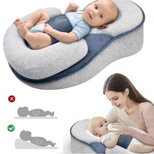 Baby Bed Acid Reflux With Strap, Baby Bed For Reducing Spit-Up, Anti Reflux HOT--58 X 38 X 17cm