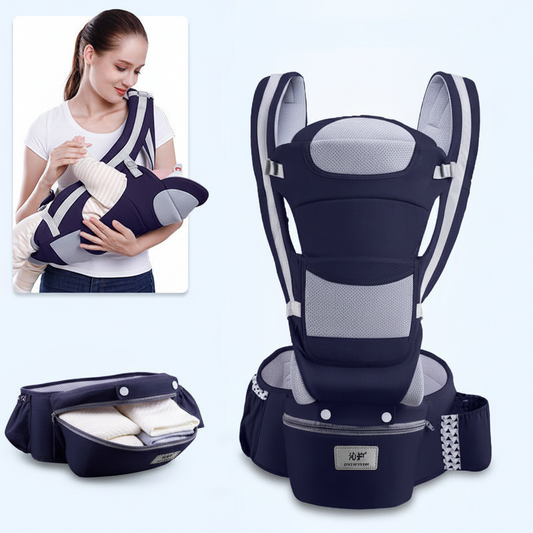 Ergonomic Baby Carrier Infant Baby Hipseat Carrier 3 In 1 Front Facing Ergonomic Kangaroo Baby Wrap Sling