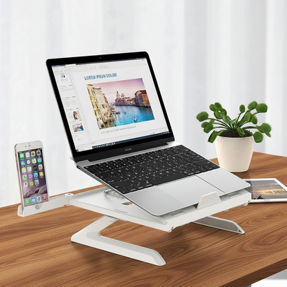 New Laptop Stand Multifunctional Folding Lift Portable Laptop Stand Monitor Increase Rack Aluminum Alloy Base