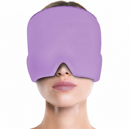 Migraine Relief Hat Cold Therapy Migraine Relief Products Comfortable Head Wrap Ice Pack Eye Mask For Puffy Eyes