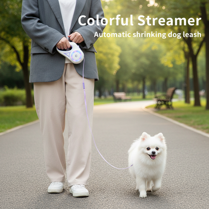 Dog Leash Retractable Leash And Dog Collar Spotlight Automatic Pet Dog Cat Traction Rope For Small Medium Dogs Pet Product