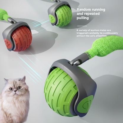 New Interactive Cat Toys Ball Auto Electric Rolling Ball Toys For Cat Kitty Pets Smart Automatic Teaser USB Rechargeable Cat Toy Pet Products