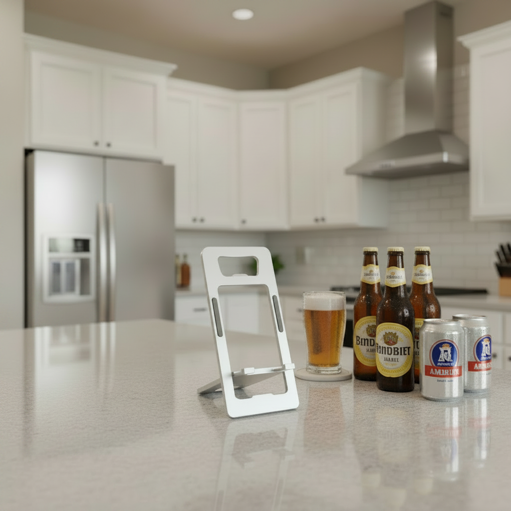 Aluminum Alloy Portable Phone Stand With Lid