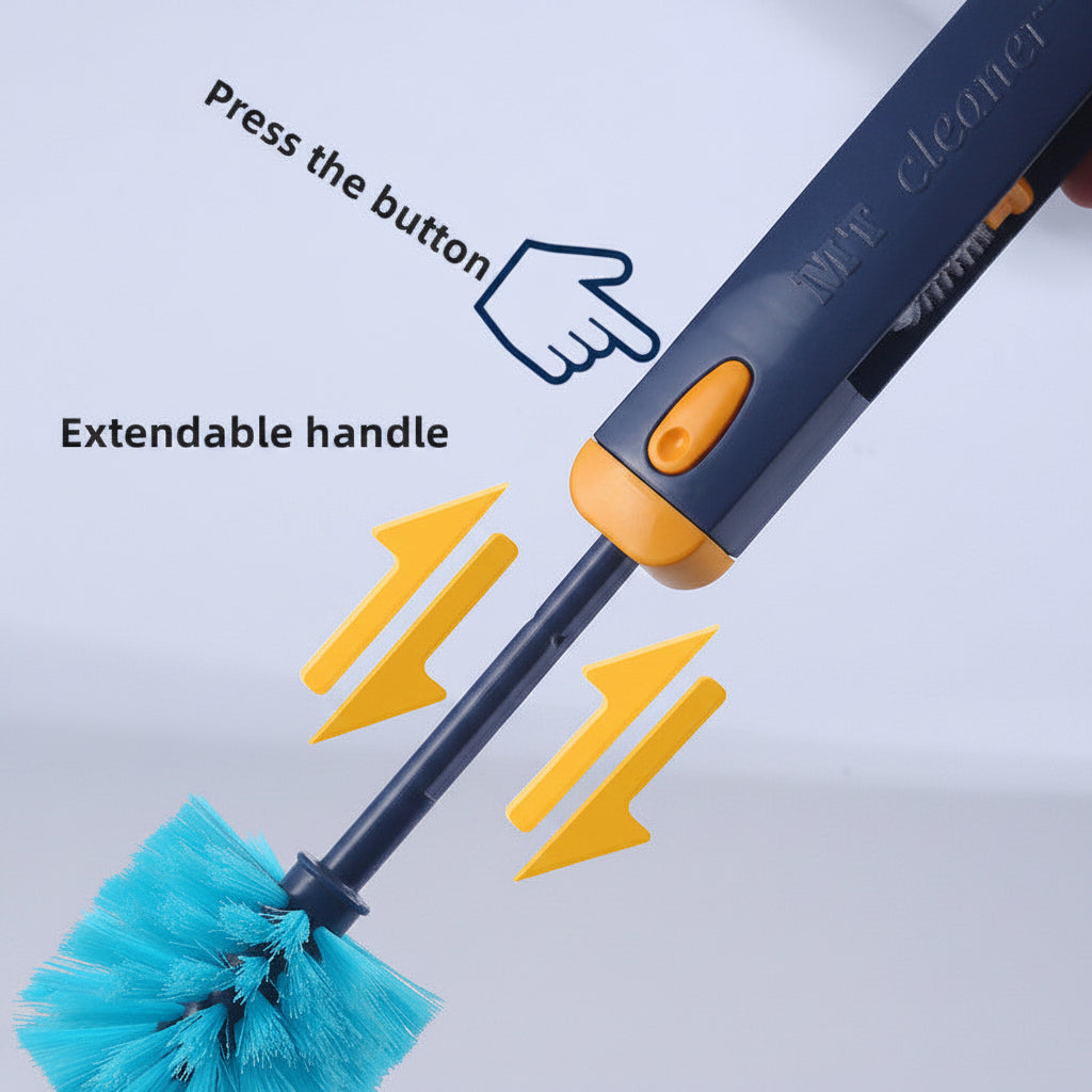 4 In 1 Bottle Gap Cleaner Brush Multifunctional Cup Cleaning Brushes Water Bottles Clean Tool Mini Silicone U-shaped Brush Kitchen Gadgets