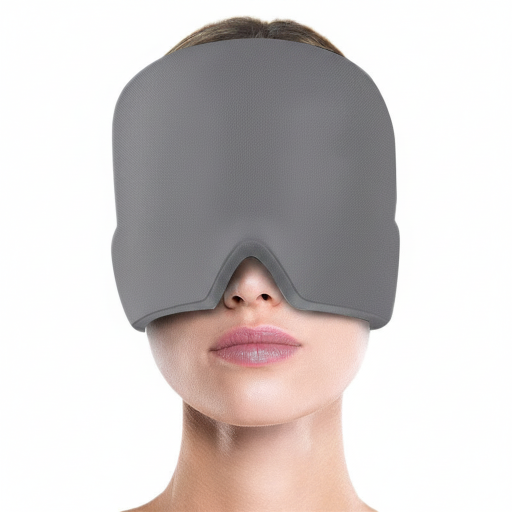 Migraine Relief Hat Cold Therapy Migraine Relief Products Comfortable Head Wrap Ice Pack Eye Mask For Puffy Eyes