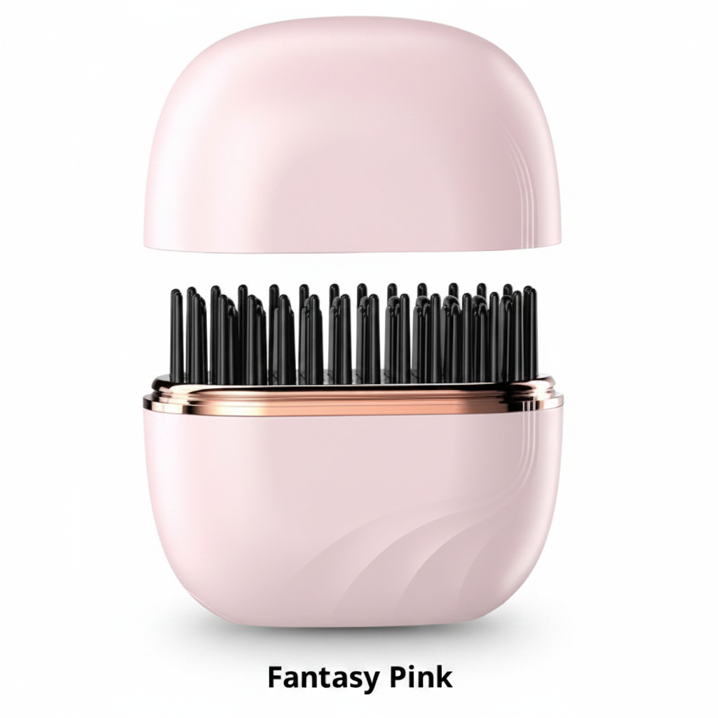 Mini Hair Straightening Comb Wireless Charging Portable Multifunctional Hair Care Not Hurt Hair Styling Comb Hair Straightener