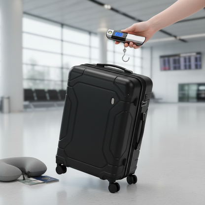 Portable Electronic LCD Luggage Scale 50KG With Horizontal Bubble
