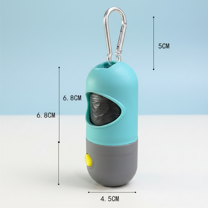 Led Light Pet Waste Bag Dispenser For Dogs Cats Dog Poop Scooper Bags Waste Bags Holder Dispensers Pet Clean Accessories