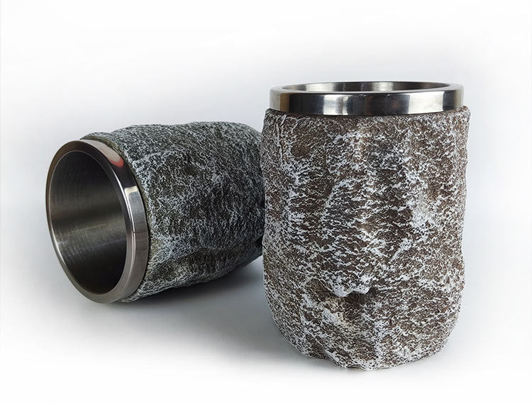 Imitation Stone Stainless Steel Water Cup