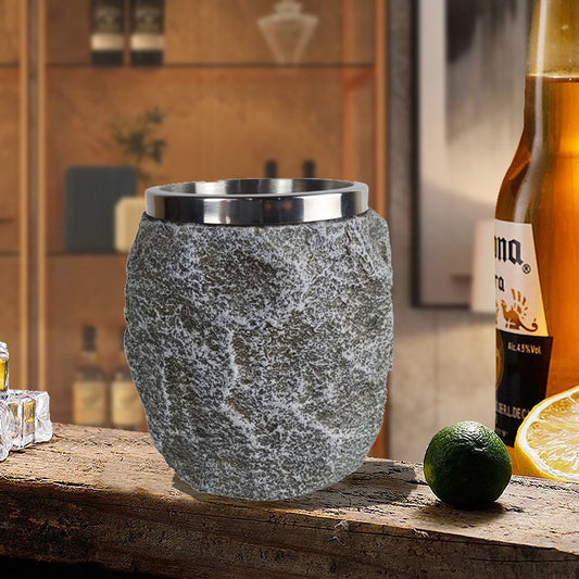 Imitation Stone Stainless Steel Water Cup