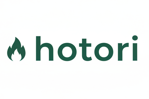 Hotori Logo in Dark Sea Green