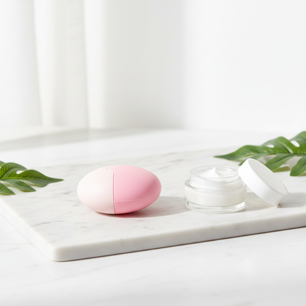 Marble lifestyle flat lay
