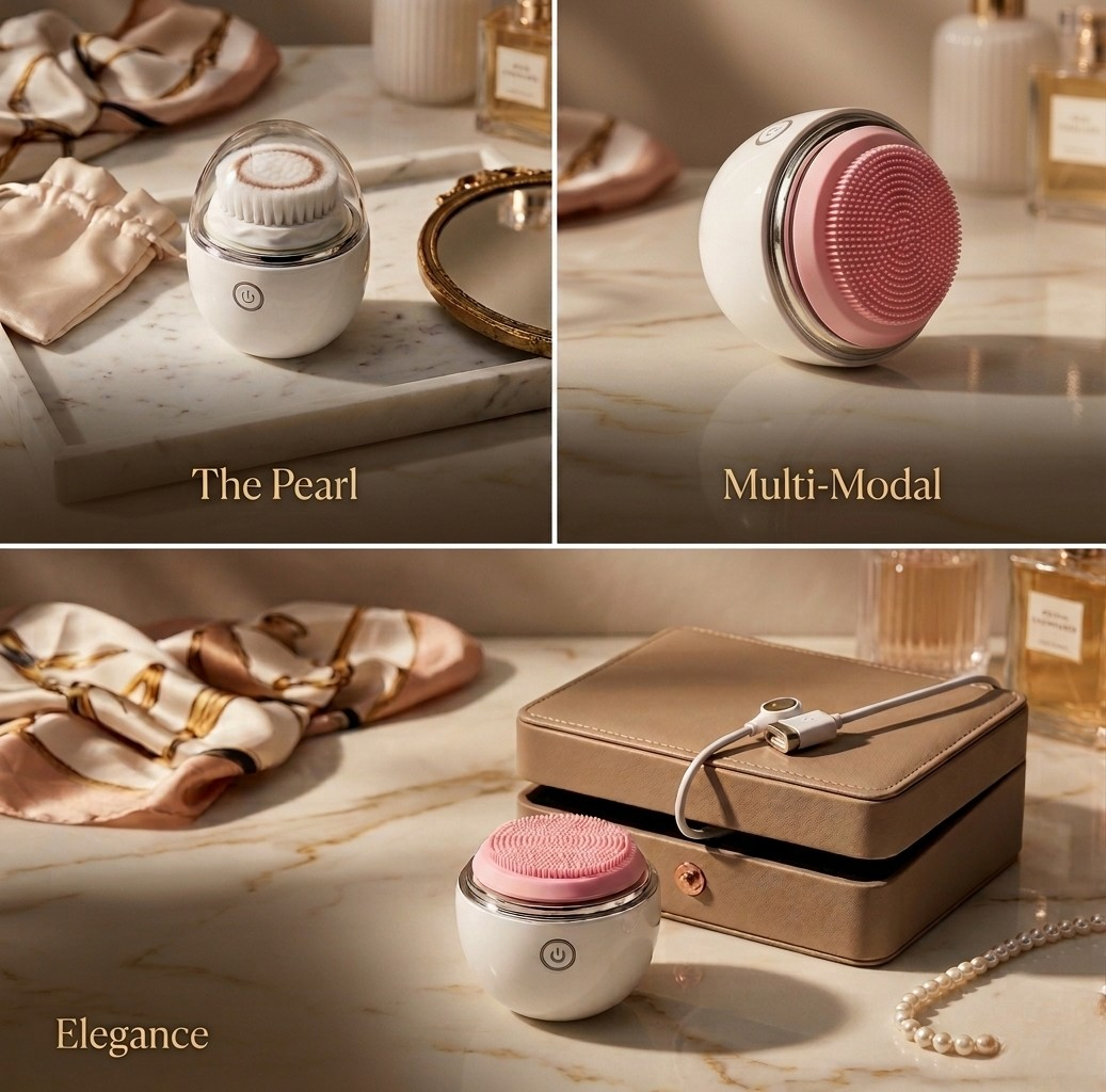 Ultrasonic electric face washer