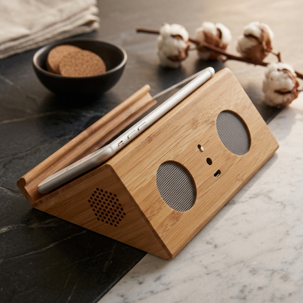 Mini mobile phone stand smart computer speaker